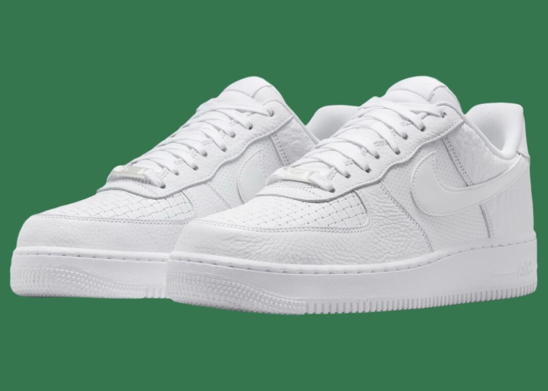 Nike Air Force 1 Low, Nike Air Force 1, Nike - 耐克發佈 2025 年春季混合印花全白 Air Force 1 低配版