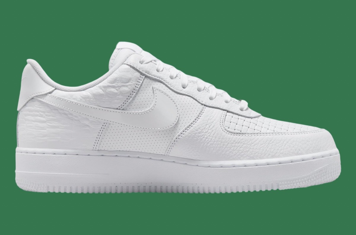 Nike Air Force 1 Low, Nike Air Force 1, Nike - 耐克發佈 2025 年春季混合印花全白 Air Force 1 低配版