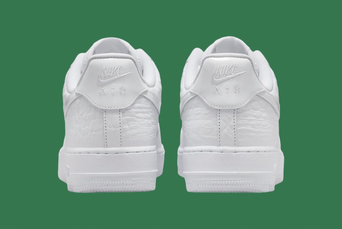 Nike Air Force 1 Low, Nike Air Force 1, Nike - 耐克發佈 2025 年春季混合印花全白 Air Force 1 低配版