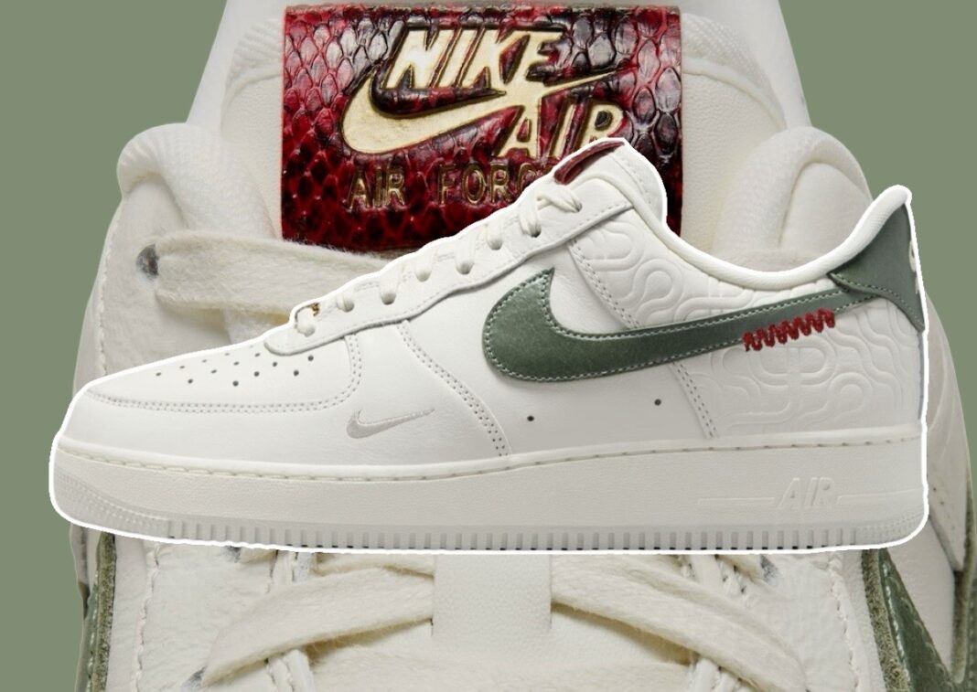 Nike Air Force 1 Low, Nike Air Force 1, Nike - 耐克 Air Force 1 低配版 "蛇年 "2025 年春季發佈