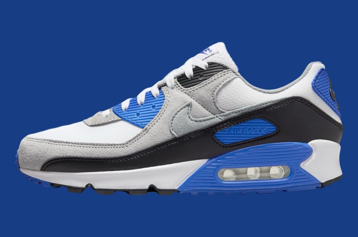 Nike Air Max 90, Nike - 耐克 Air Max 90 "Hyper Royal "回歸經典設計