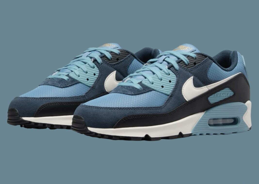 Nike Air Max 90, Nike - 耐克 Air Max 90 高級版 "軍械庫海軍藍 "2024 年假日發佈