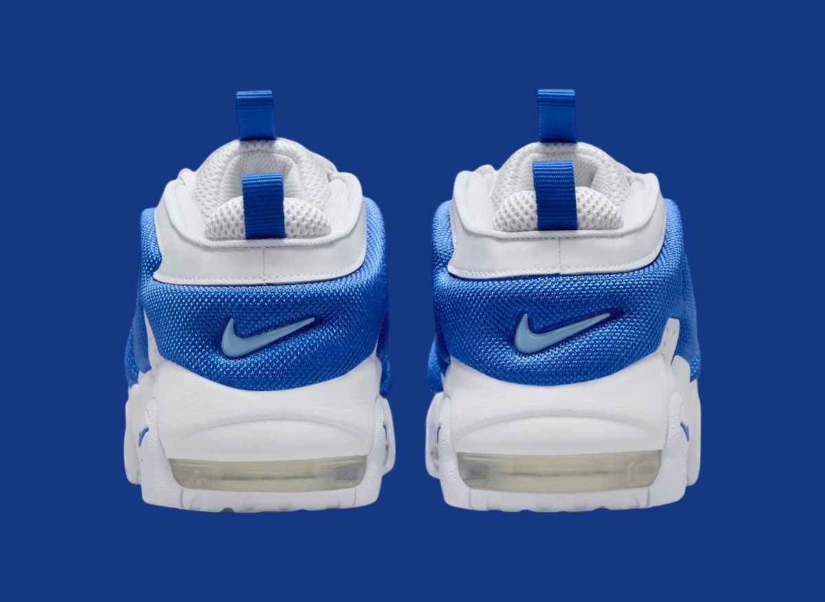 Nike Air More Uptempo, Nike - 耐克 Air More Uptempo Low "白色/皇家藍 "2025 年春季發佈