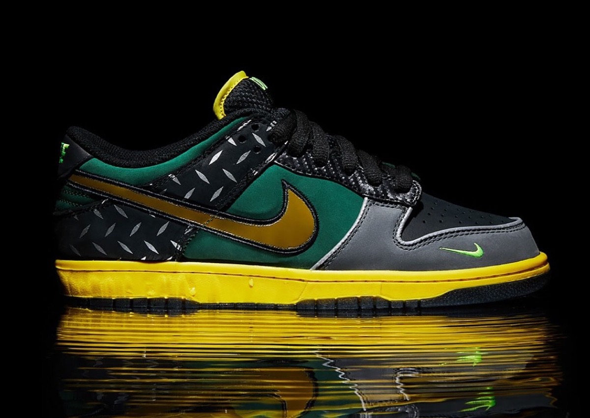 Oregon Ducks, Nike Dunk Low, Nike, GOAT, Flight Club - 耐克 Dunk Low "What The Duck" 通過 Flight Club 在線抽獎發佈