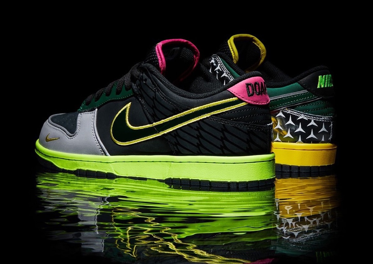 Oregon Ducks, Nike Dunk Low, Nike, GOAT, Flight Club - 耐克 Dunk Low "What The Duck" 通過 Flight Club 在線抽獎發佈