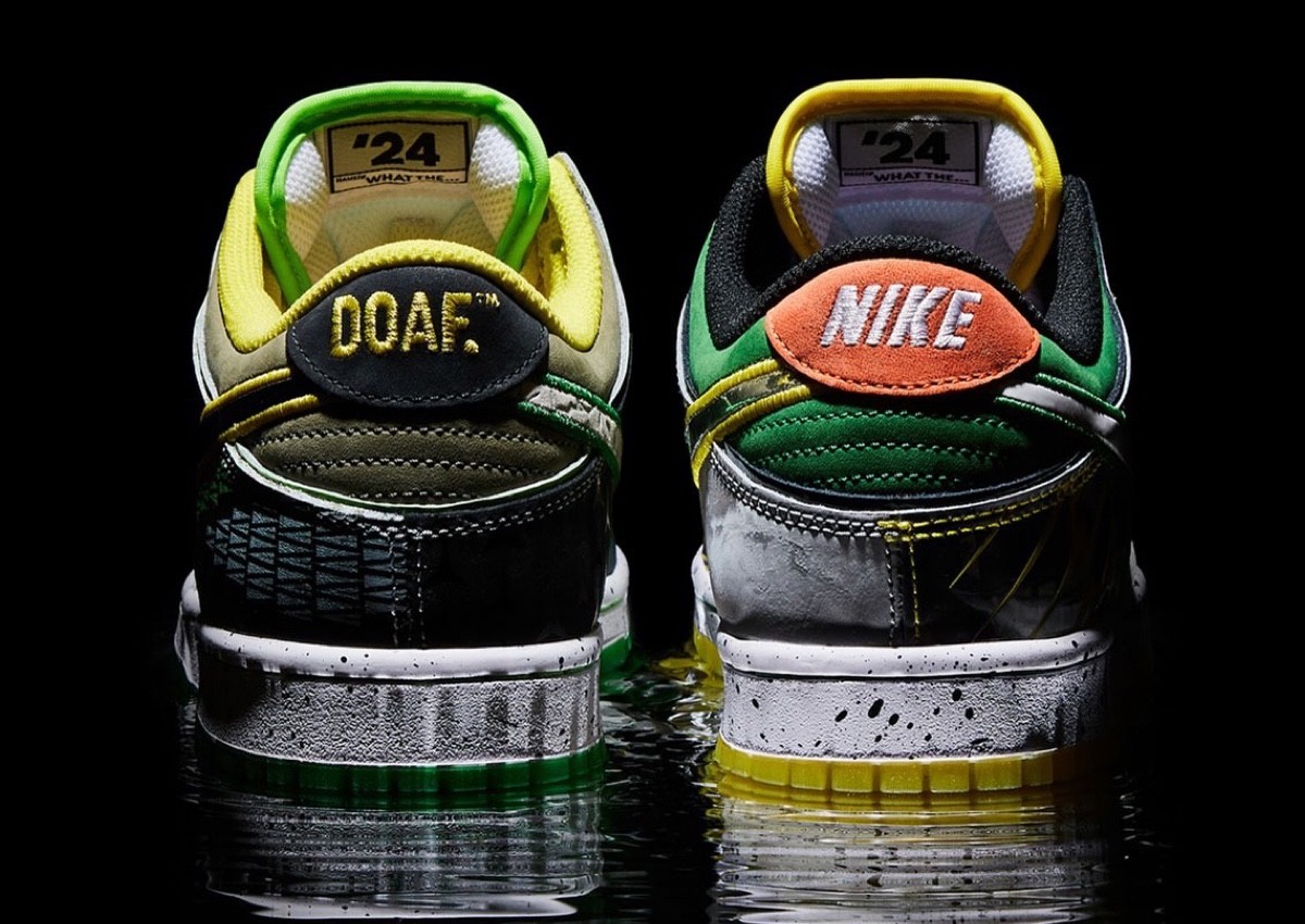 Oregon Ducks, Nike Dunk Low, Nike, GOAT, Flight Club - 耐克 Dunk Low "What The Duck" 通過 Flight Club 在線抽獎發佈