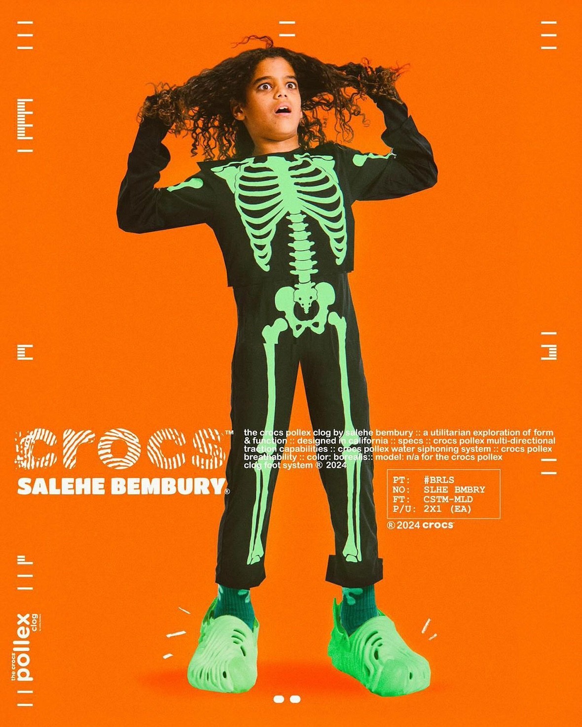 Salehe Bembury, Crocs, ANTA - Salehe Bembury x Crocs Pollex Clog "Manta "和 "Borealis" 2024 年 10 月發佈