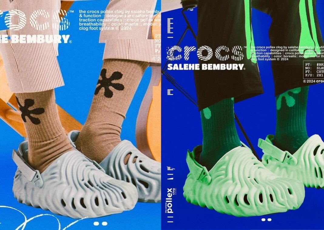 Salehe Bembury, Crocs, ANTA - Salehe Bembury x Crocs Pollex Clog "Manta "和 "Borealis" 2024 年 10 月發佈