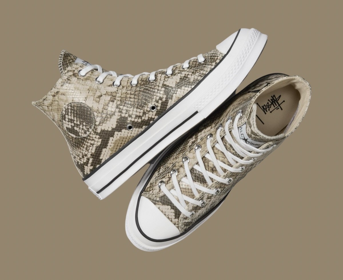 Stussy, Converse Chuck 70, Converse - Stussy x Converse Chuck 70 "蛇皮 "於 2024 年 10 月發佈