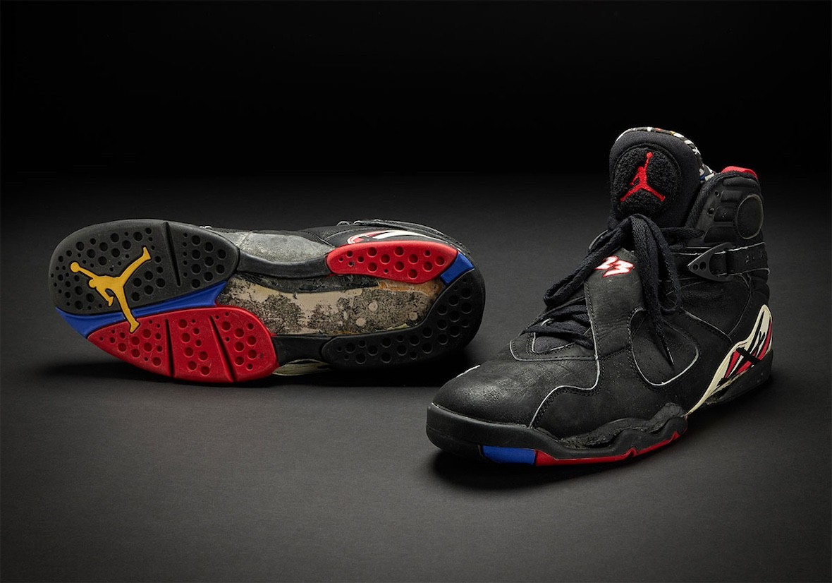 Air Jordan 8 Playoffs, Air Jordan 8, Air Jordan - 米高-喬丹穿過的 Air Jordan 8 "Playoffs "將在蘇富比拍賣會上拍賣