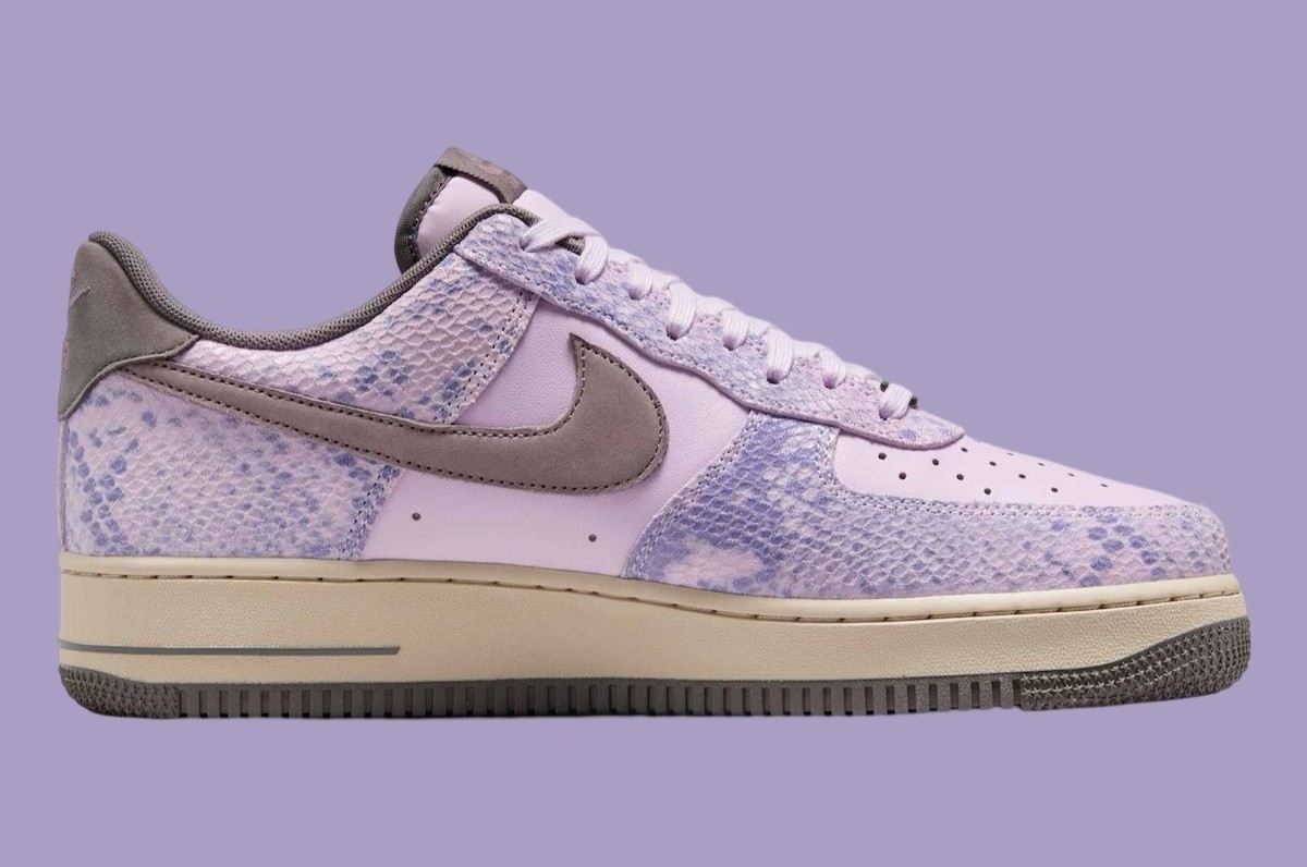 Nike Air Force 1 Low, Nike Air Force 1, Nike - 耐克 Air Force 1 Low "紫蛇 "2025 年春季發佈