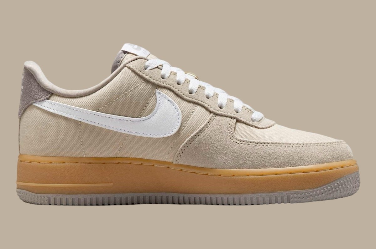 Nike Air Force 1 Low, Nike Air Force 1, Nike - 耐克空軍一號低配版 "麂皮和帆布 "2025 年春季發佈