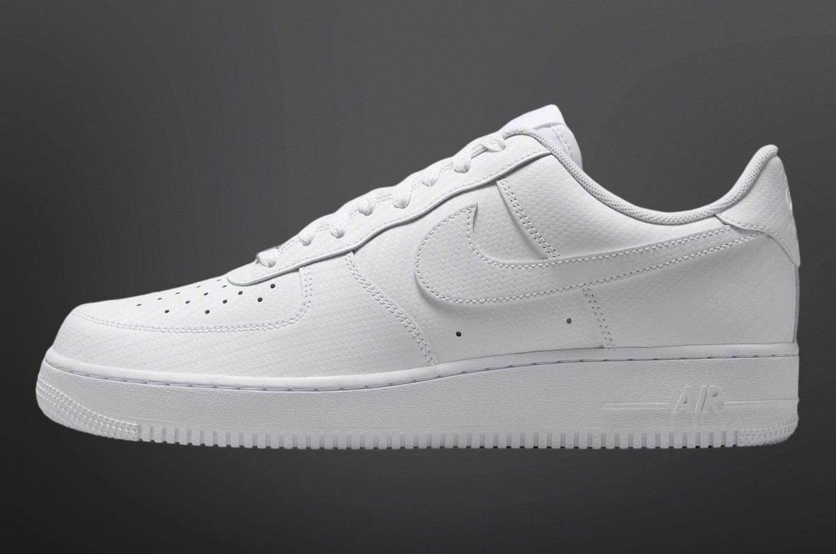 Nike Air Force 1 Low, Nike Air Force 1, Nike - 耐克 Air Force 1 Low "白色碳纖維 "2025 年春季發佈