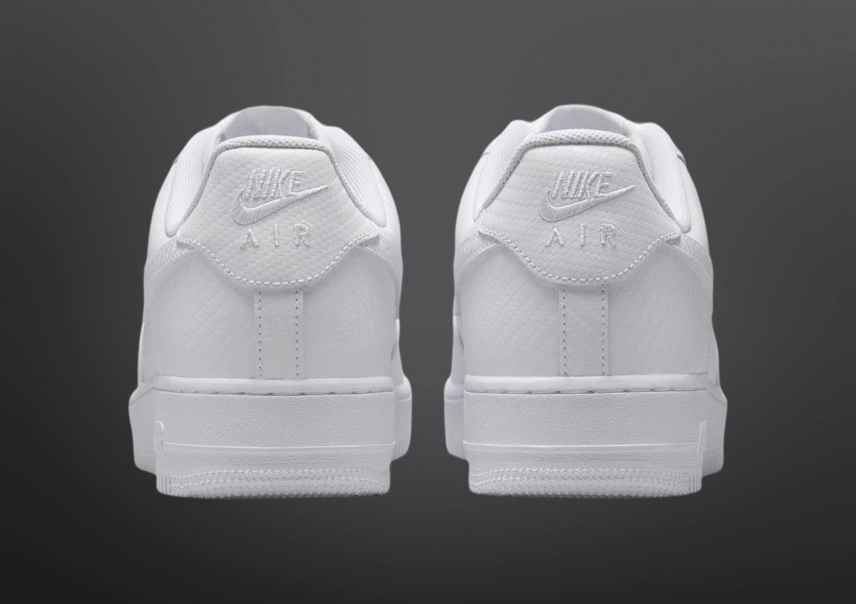 Nike Air Force 1 Low, Nike Air Force 1, Nike - 耐克 Air Force 1 Low "白色碳纖維 "2025 年春季發佈