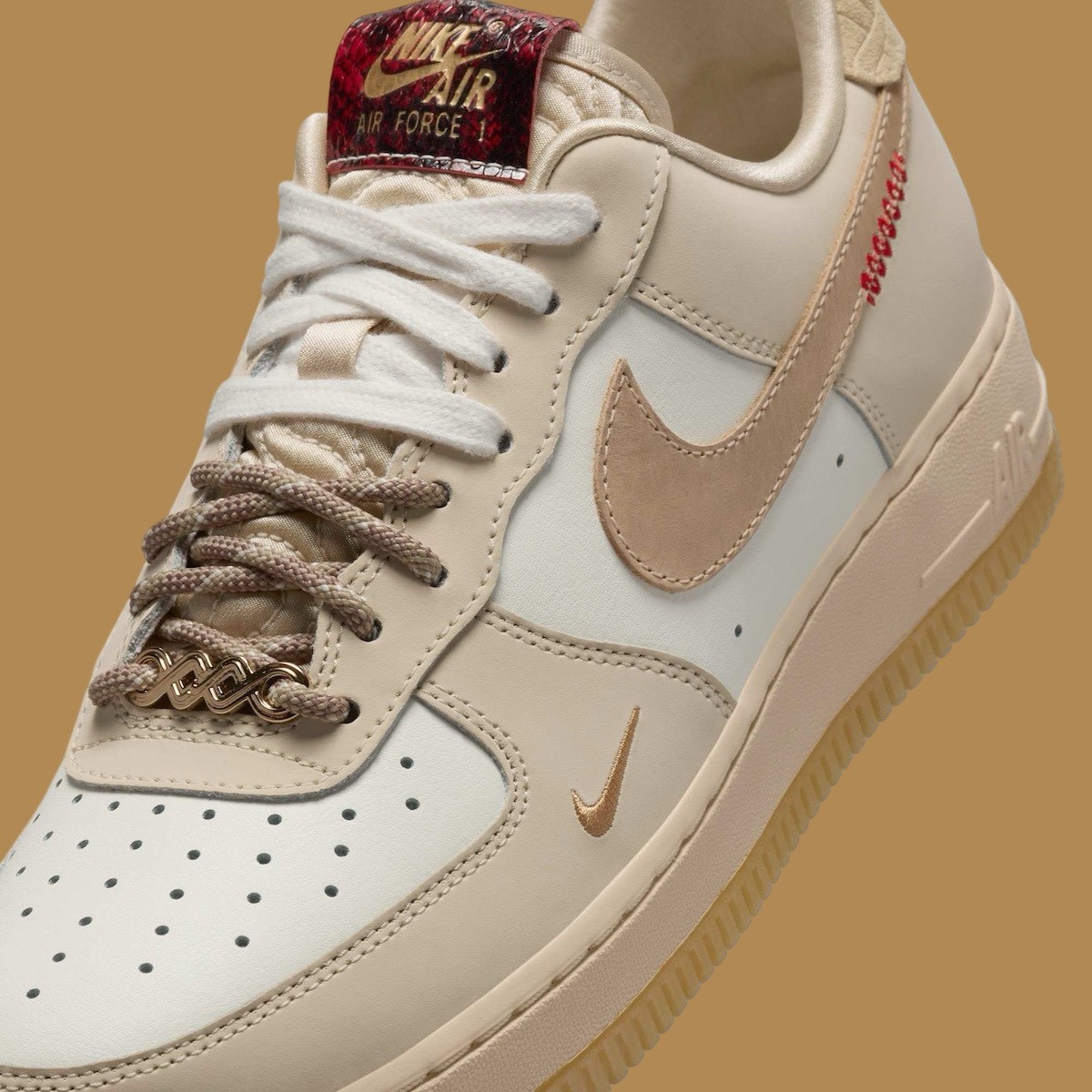 Nike Air Force 1 Low, Nike Air Force 1, Nike - 耐克 Air Force 1 低配版 "蛇年 "2025 年春季發佈