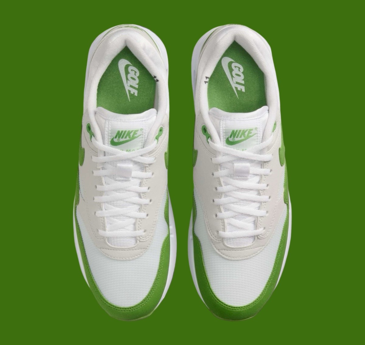 Nike Air Max 1 Golf, Nike Air Max 1, Nike - 耐克 Air Max 1 '86 OG 高爾夫 "葉綠素 "2025 年春季發佈