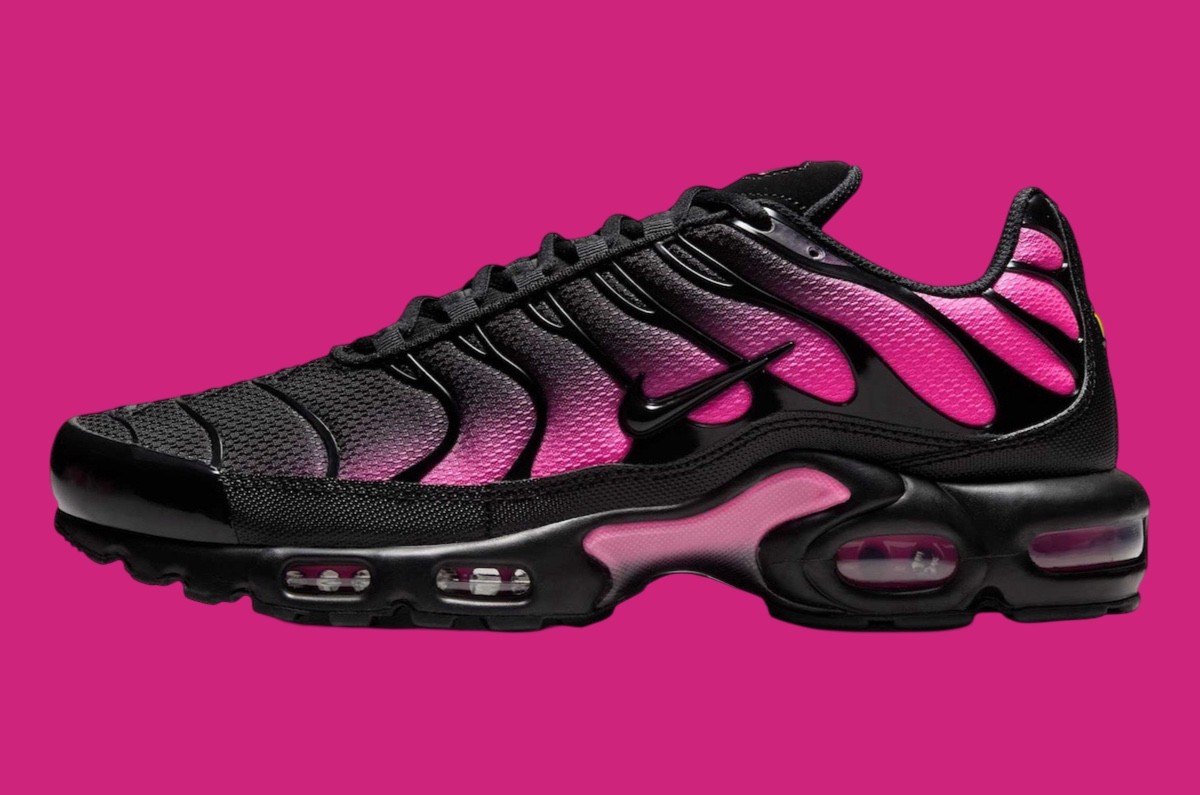 Nike Air Max Plus, Nike - 耐克 Air Max Plus "黑/粉 "2025 年春季發佈