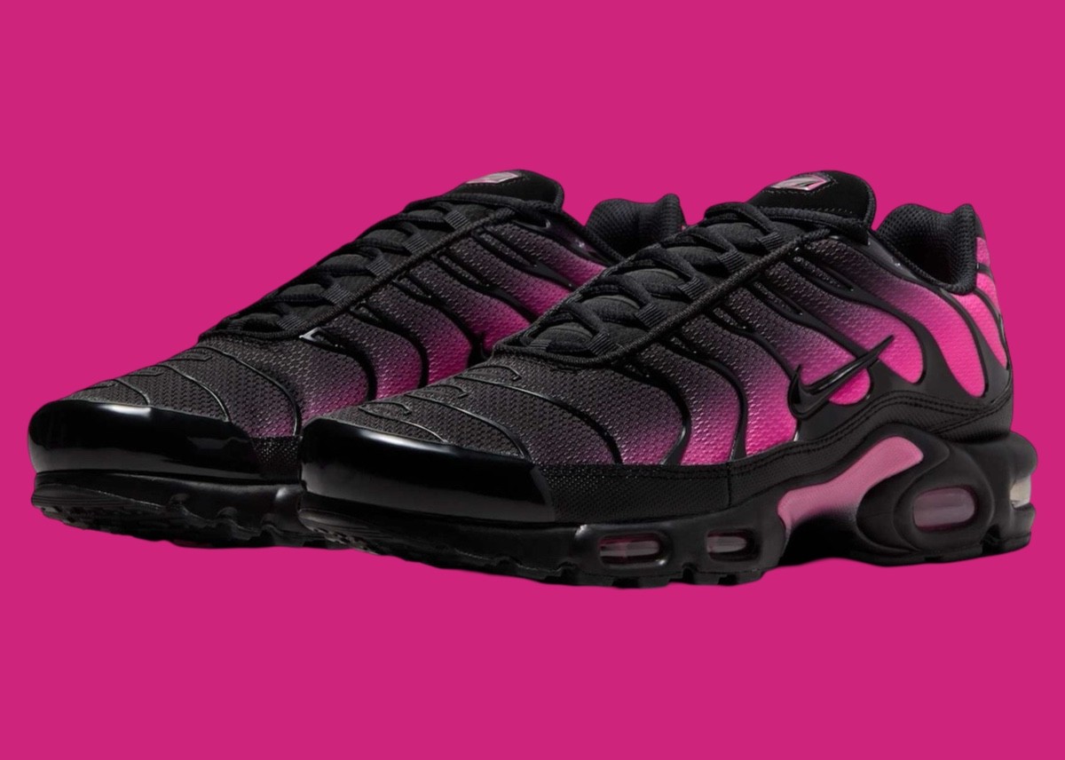 Nike Air Max Plus, Nike - 耐克 Air Max Plus "黑/粉 "2025 年春季發佈