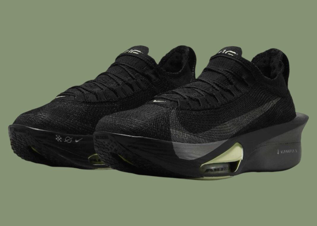 Nike AlphaFly 3, Nike - 耐克 AlphaFly 3 在 2025 年馬拉松賽季採用隱身黑配色