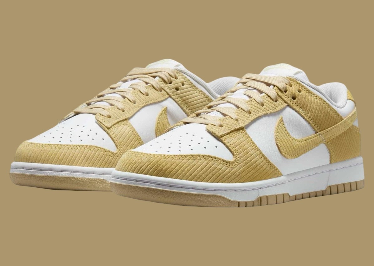 Nike Dunk Low, Nike - 耐克 Dunk Low "Alabaster Corduroy" 2025 年春季發佈