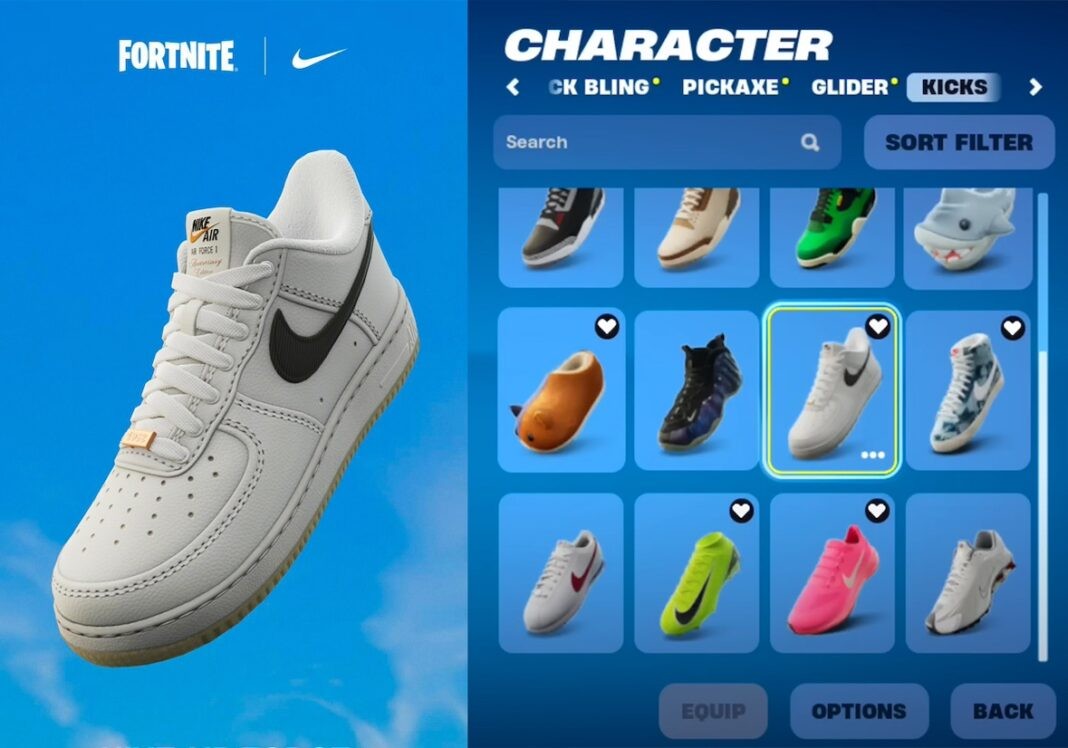 Nike, Kai Cenat, Fortnite - 耐克 x 《堡壘之夜》推出新款球鞋