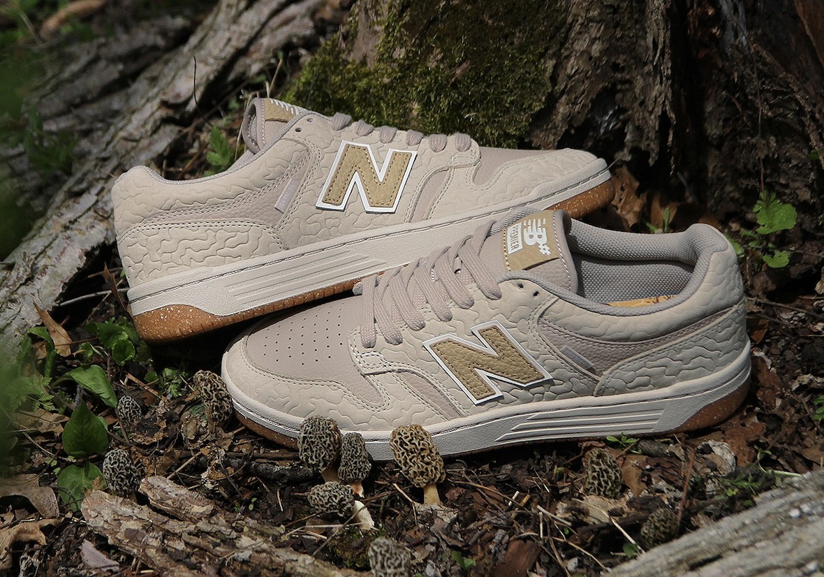 Premier, New Balance Numeric, New Balance 480, New Balance - Premier x New Balance Numeric 480 "莫萊爾蘑菇 "2024 年 11 月發佈