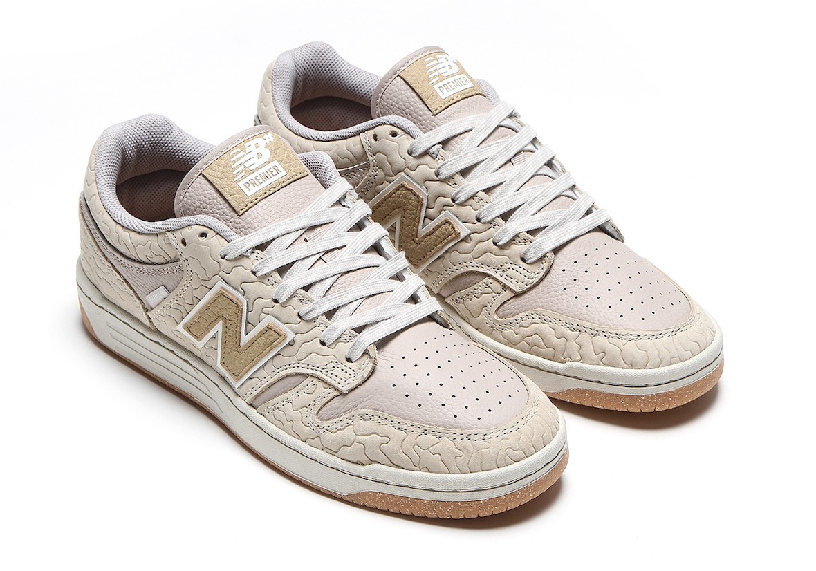 Premier, New Balance Numeric, New Balance 480, New Balance - Premier x New Balance Numeric 480 "莫萊爾蘑菇 "2024 年 11 月發佈