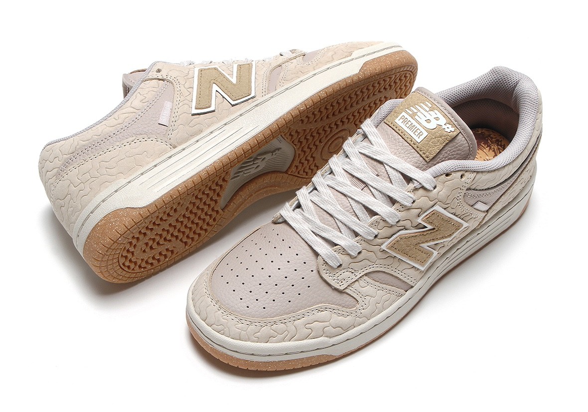 Premier, New Balance Numeric, New Balance 480, New Balance - Premier x New Balance Numeric 480 "莫萊爾蘑菇 "2024 年 11 月發佈