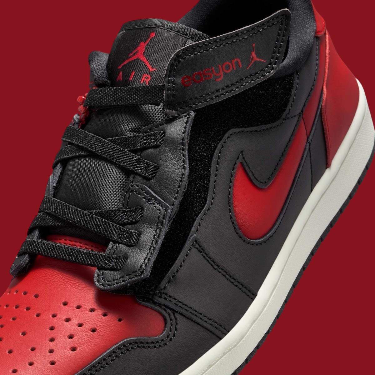 Air Jordan 1 Low, Air Jordan 1 FlyEase, Air Jordan 1 - Air Jordan 1 Low EasyOn "Bred" 2025 年春季發佈