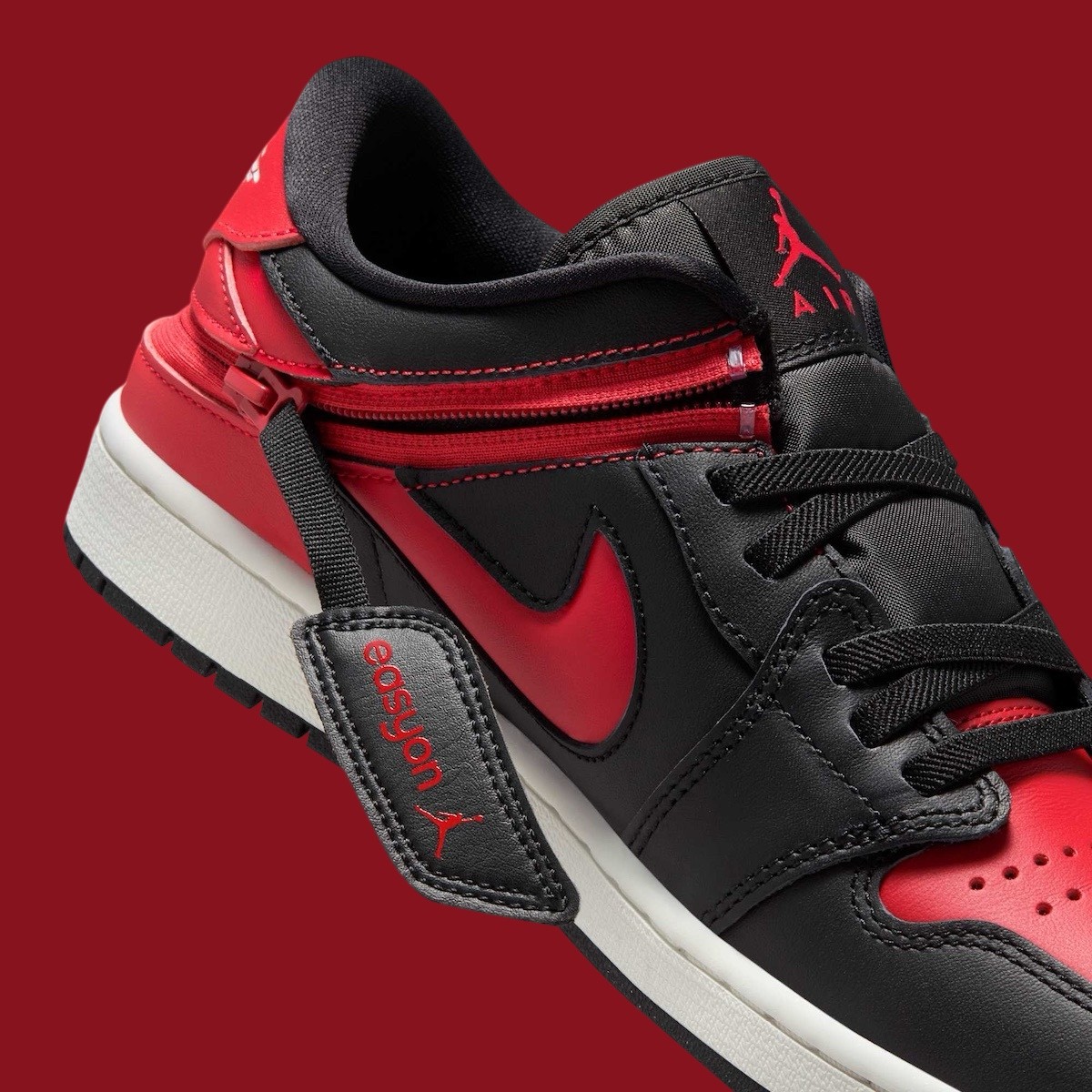 Air Jordan 1 Low, Air Jordan 1 FlyEase, Air Jordan 1 - Air Jordan 1 Low EasyOn "Bred" 2025 年春季發佈