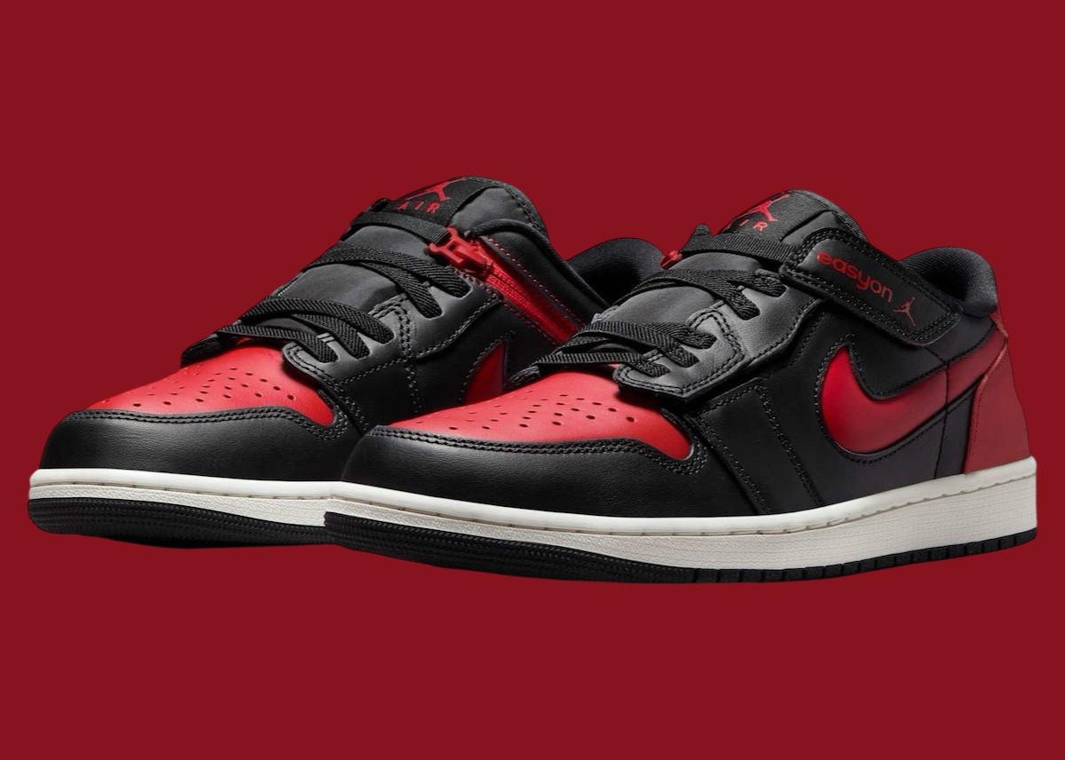 Air Jordan 1 Low, Air Jordan 1 FlyEase, Air Jordan 1 - Air Jordan 1 Low EasyOn "Bred" 2025 年春季發佈