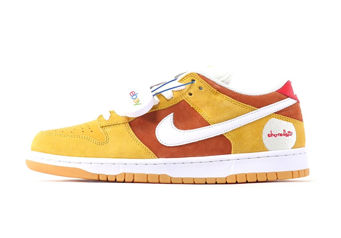 Nike SB Dunk Low, Nike SB, Nike - 巧克力滑板 x 耐克 SB Dunk Low 在 eBay 拍賣會上慶祝 30 周年紀念