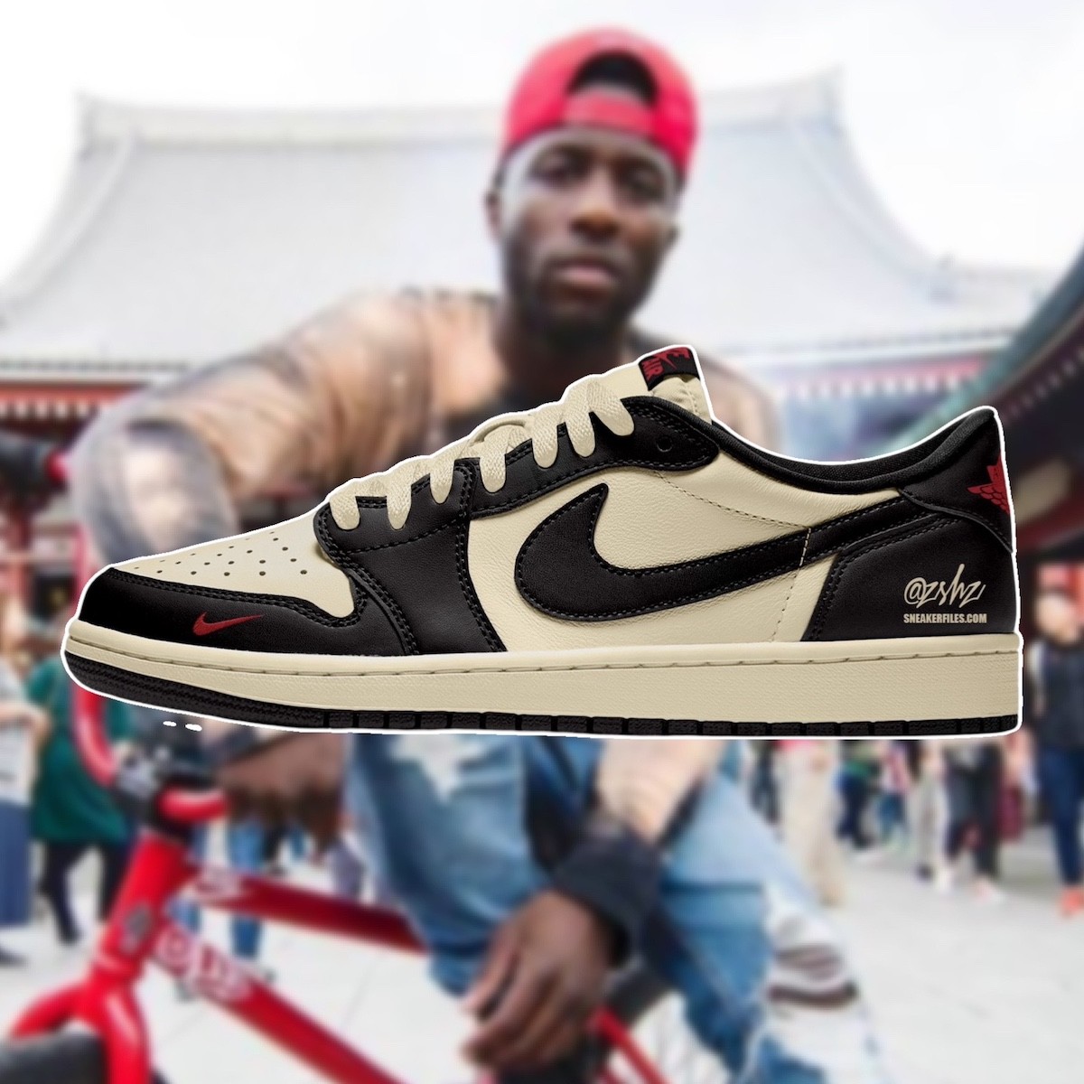 Nigel Sylvester x Air Jordan 1, Nigel Sylvester, Air Jordan 1 Low, Air Jordan 1 - 奈傑爾-希爾維斯特 x Air Jordan 1 Low OG "Nitro "將於 2025 年秋季發佈