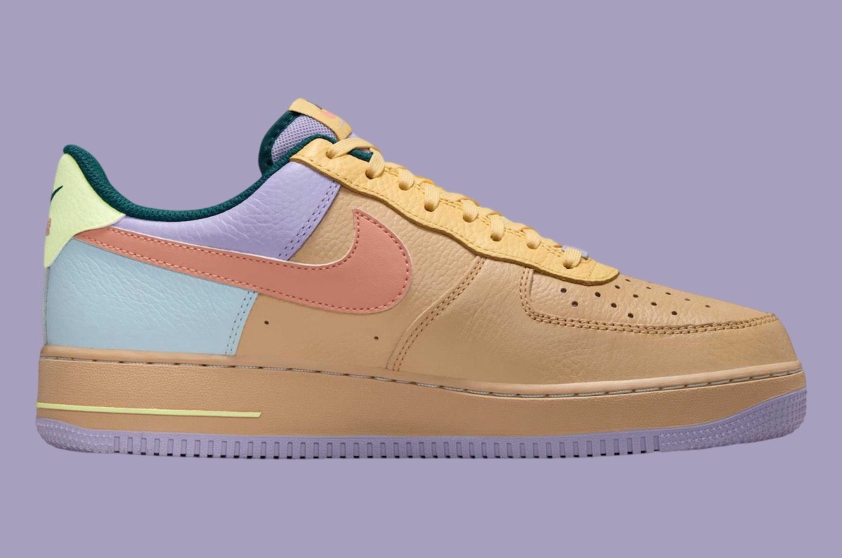 Nike Air Force 1 Low, Nike Air Force 1, Nike - 耐克空軍一號低配版 "多重粉彩 "2025 年春季發佈