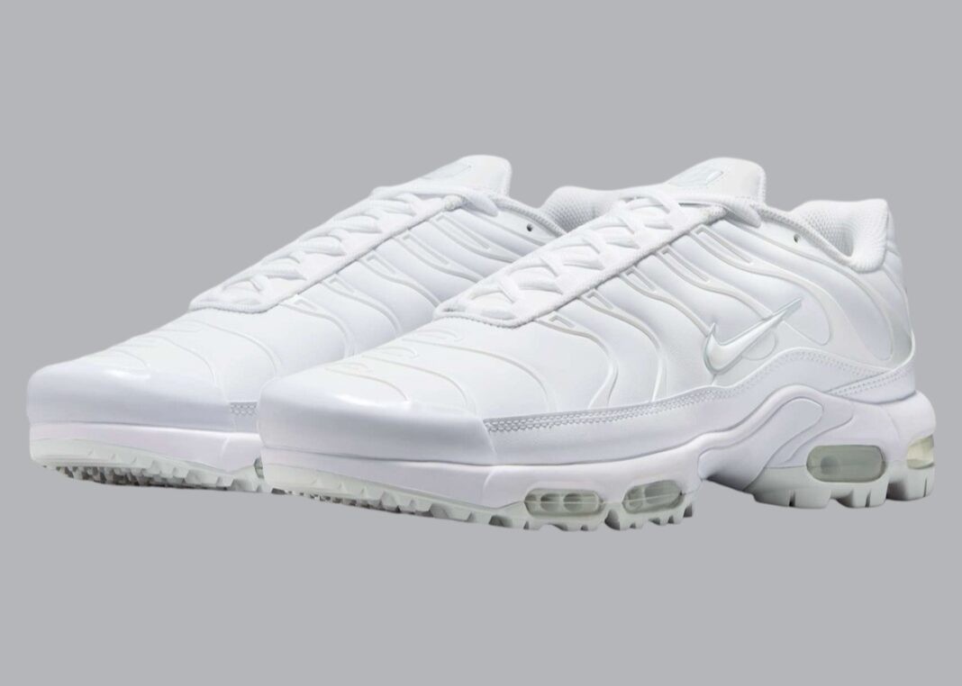 Nike Air Max Plus, Nike - 耐克 Air Max Plus Golf "三重白 "2025 年春季發佈