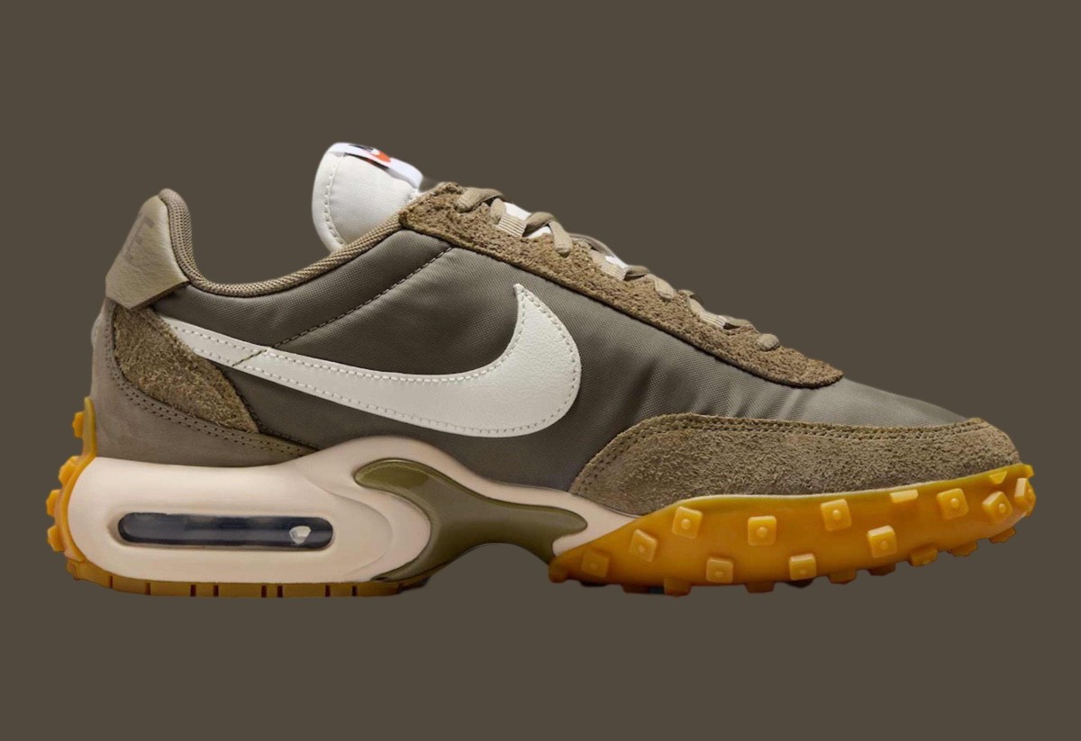 Nike Air Max Waffle Racer, Nike Air Max Waffle, Nike - 耐克 Air Max Waffle "亞光橄欖色 "2025 年春季發佈