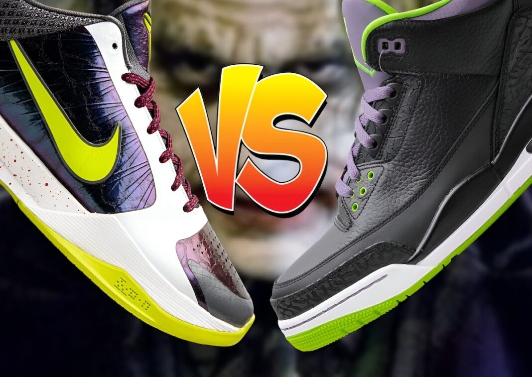 Nike Kobe 5 Chaos, Nike Kobe 5, Community Poll, Air Jordan 3 Joker, Air Jordan 3 - 更好的發佈：耐克科比 5 "混沌 "還是 Air Jordan 3 "小丑"