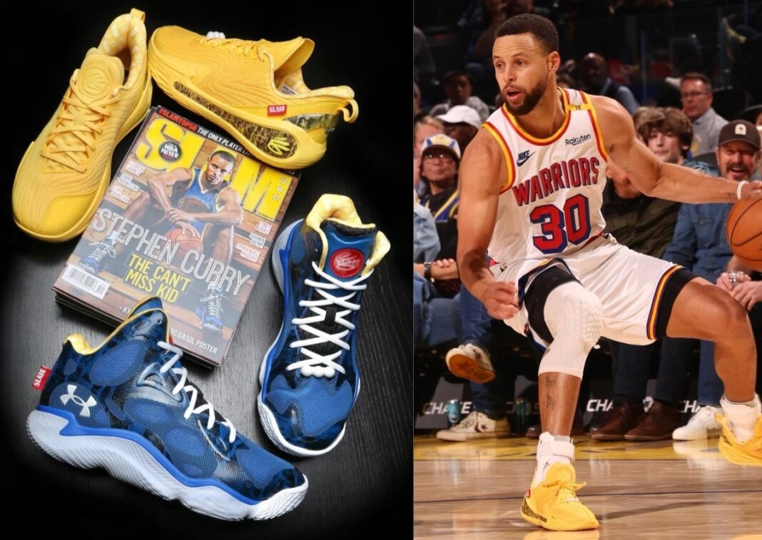 Under Armour, Curry 12 - 為慶祝斯蒂芬-庫里首次登上雜志封面，《SLAM》特別推出 UA 庫里套裝