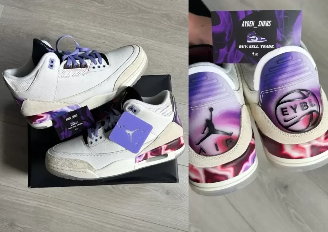 EYBL, Air Jordan 3, Air Jordan - Air Jordan 3 "EYBL" 2025 PE 樣品曝光