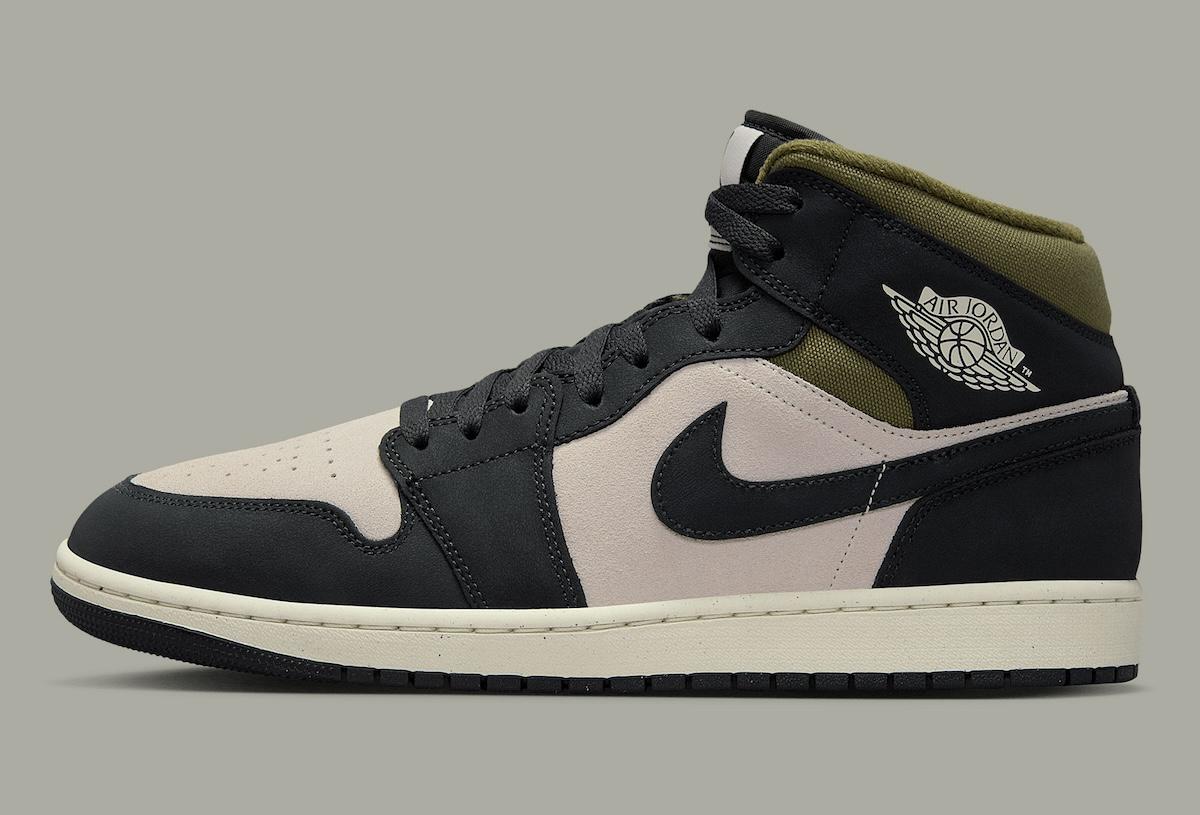 Air Jordan 1 Mid SE 採用帆布和牛皮材質大修 Air Jordan 1 Mid, Air Jordan 1, Air Jordan - Air Jordan 1 Mid SE 採用帆布和牛皮材質大修
