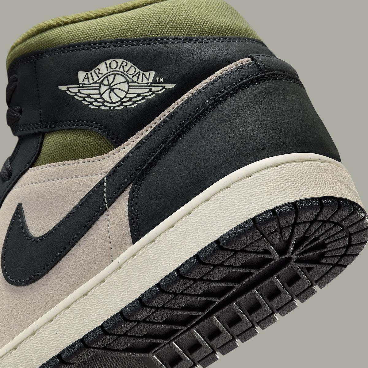 Air Jordan 1 Mid SE 採用帆布和牛皮材質大修 Air Jordan 1 Mid, Air Jordan 1, Air Jordan - Air Jordan 1 Mid SE 採用帆布和牛皮材質大修