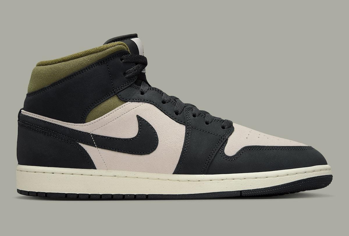 Air Jordan 1 Mid SE 採用帆布和牛皮材質大修 Air Jordan 1 Mid, Air Jordan 1, Air Jordan - Air Jordan 1 Mid SE 採用帆布和牛皮材質大修