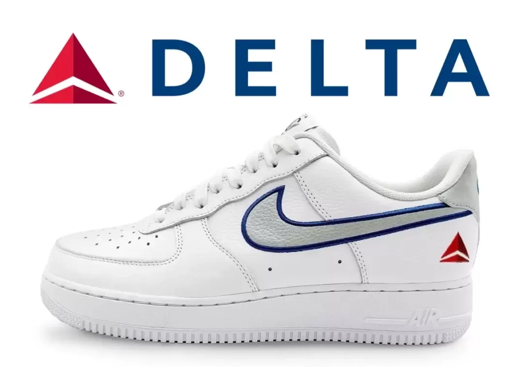 Nike Air Force 1 Low, Nike Air Force 1, Nike - 達美航空公司推出自己的耐克 Air Force 1 Low 合作款