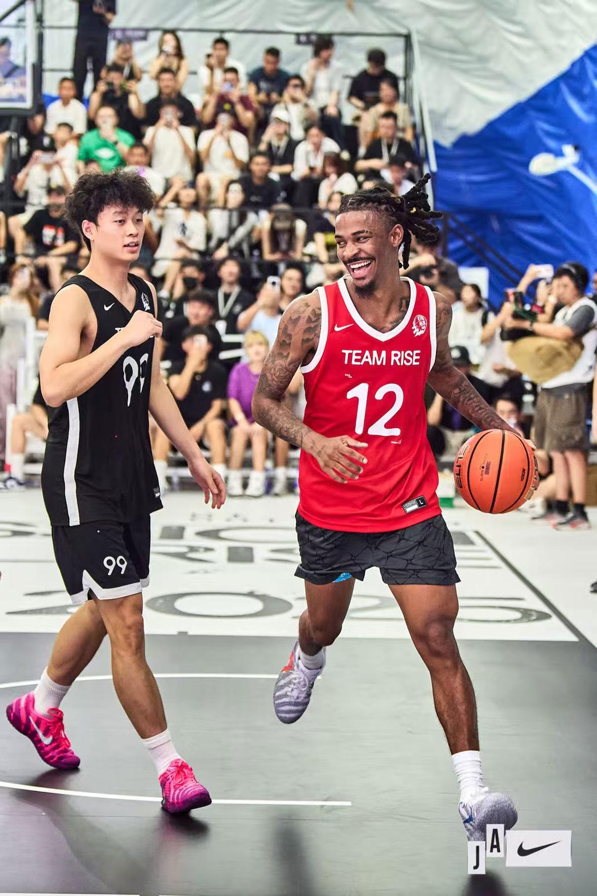 Nike Ja 3, Nike, Ja Morant - 賈-莫蘭特加入耐克亞洲巡迴賽 "Make Them Watch "中國站活動