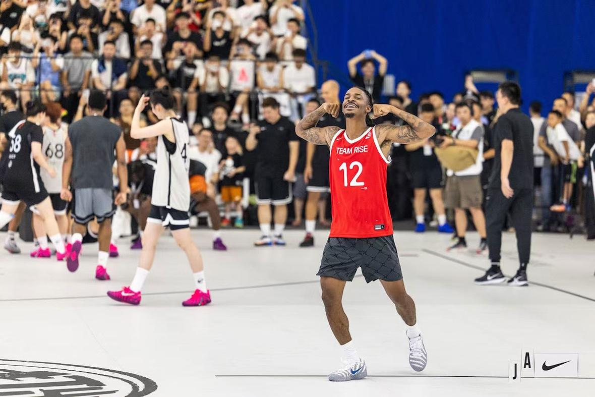 Nike Ja 3, Nike, Ja Morant - 賈-莫蘭特加入耐克亞洲巡迴賽 "Make Them Watch "中國站活動