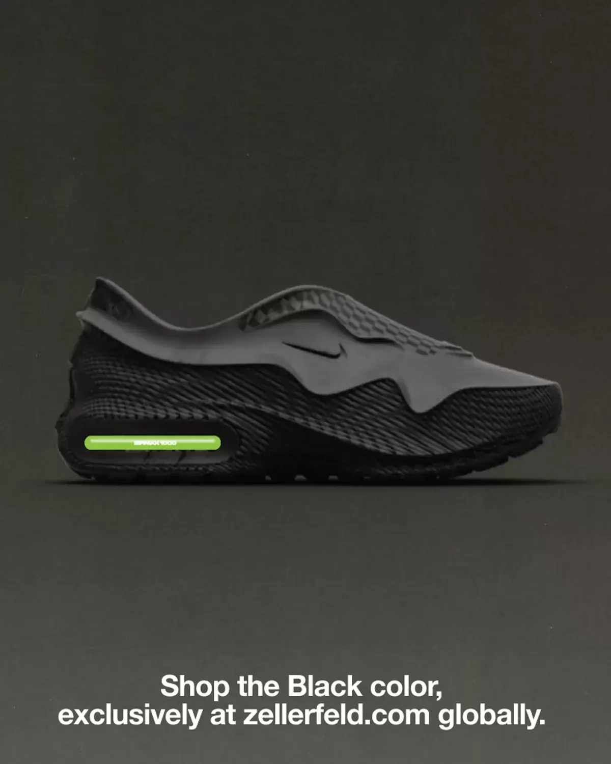 耐克 Air Max 1000 "黑色 "通過 Zellerfeld 獨家發佈 Nike Air Max 1000, Nike - 耐克 Air Max 1000 "黑色 "通過 Zellerfeld 獨家發佈