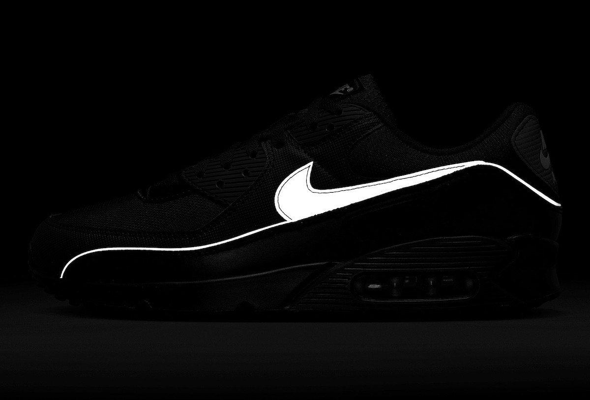 耐克 Air Max 90 "黑色反光 "點亮黑夜 Nike Air Max 90, Nike Air Max, Nike - 耐克 Air Max 90 "黑色反光 "點亮黑夜