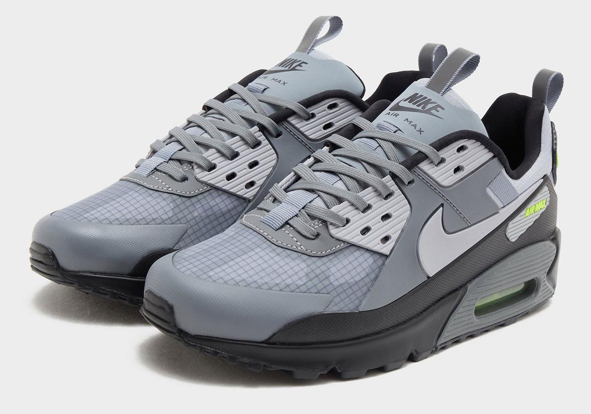 耐克 Air Max 90 Drift 以耐用的 "冷灰/伏特 "色回歸 Nike Air Max 90, Nike - 耐克 Air Max 90 Drift 以耐用的 "冷灰/伏特 "色回歸