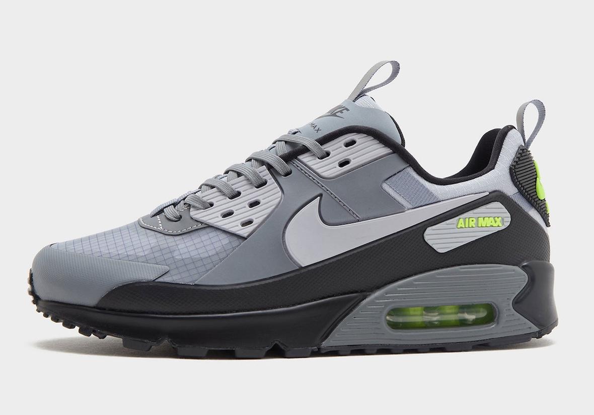 耐克 Air Max 90 Drift 以耐用的 "冷灰/伏特 "色回歸 Nike Air Max 90, Nike - 耐克 Air Max 90 Drift 以耐用的 "冷灰/伏特 "色回歸