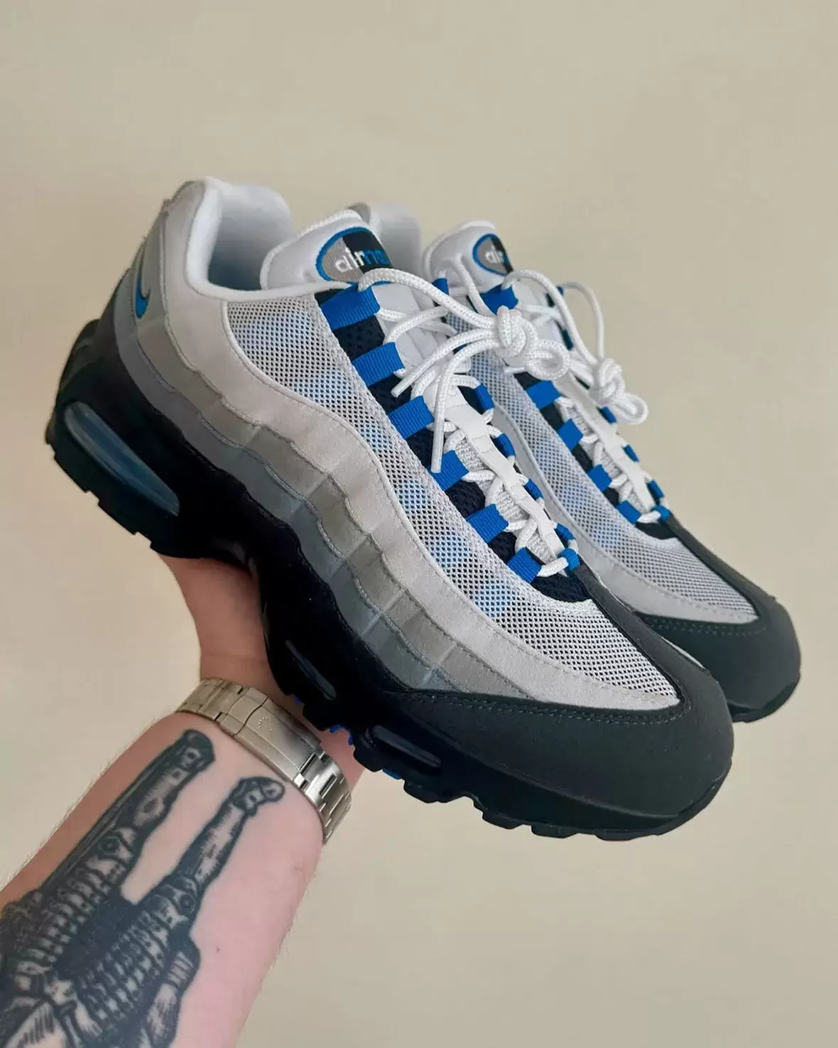 耐克 Air Max 95 OG "藍色火花 "2025 年 8 月發佈 Nike Air Max 95, Nike Air Max, Nike - 耐克 Air Max 95 OG "藍色火花 "2025 年 8 月發佈